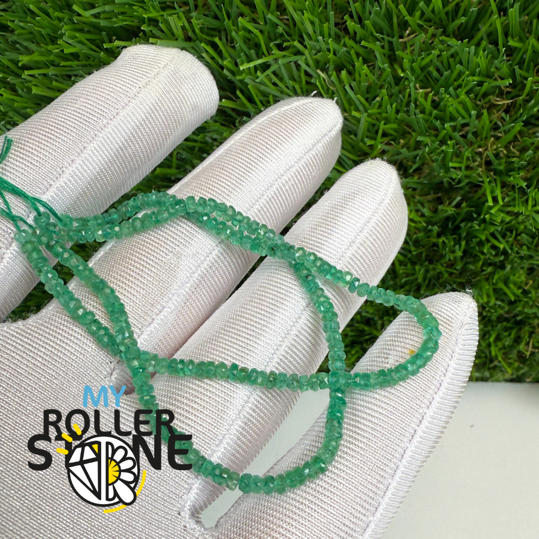 Perles d’Émeraude facettées – 7A