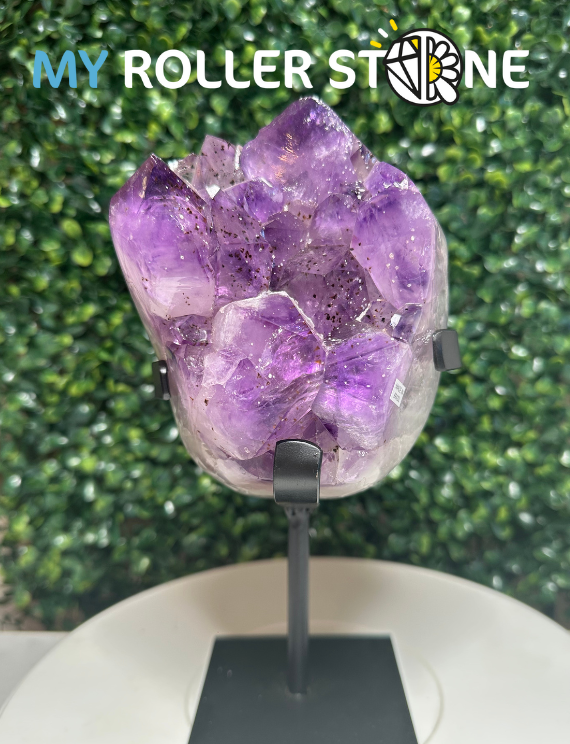 Améthyste sur Support #144 - Pierres et fossiles