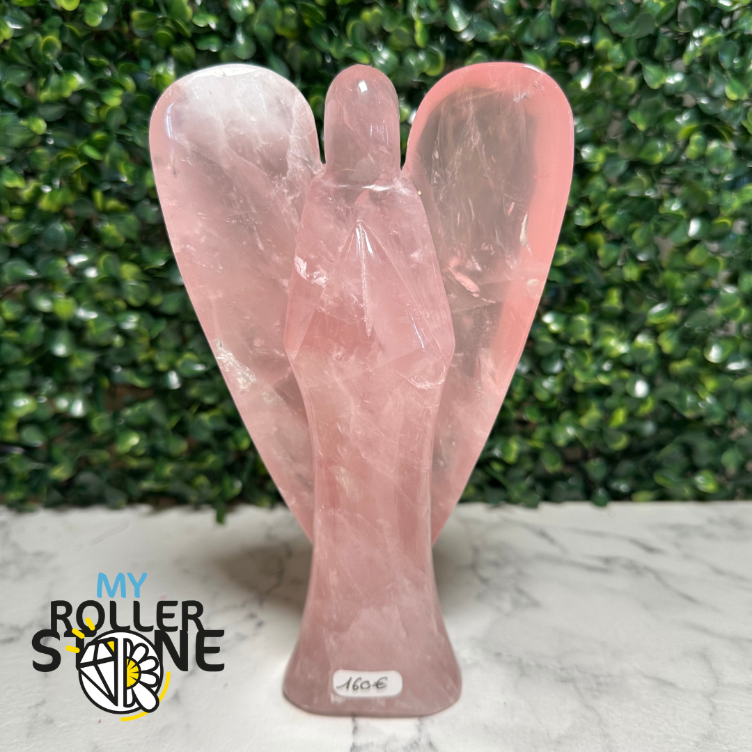 Ange Quartz rose - Pierres et fossiles