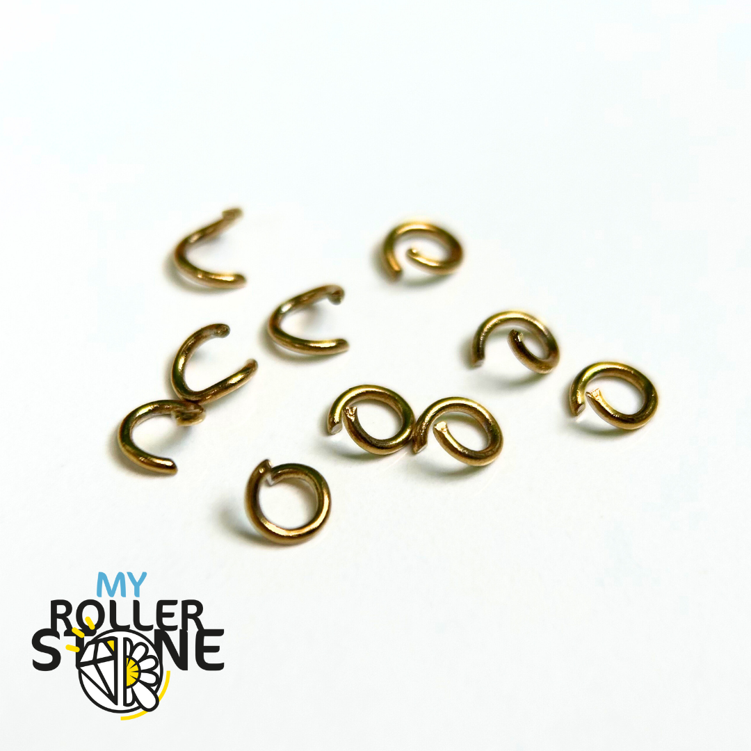 Anneau Doré Ouvert 4 mm - Accessoires pour bijoux