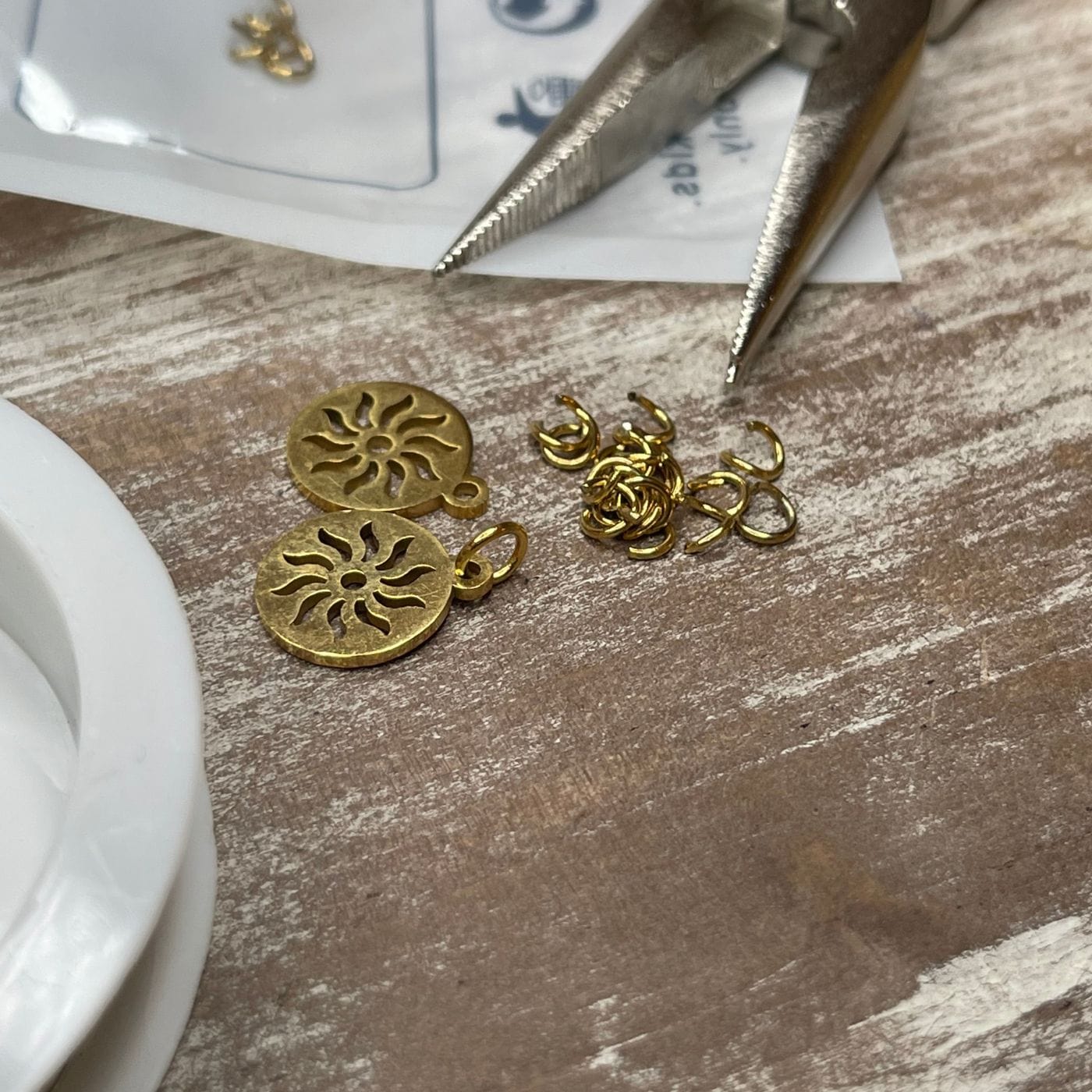 Anneaux non soudés acier inoxydable or (Placage Ionique)