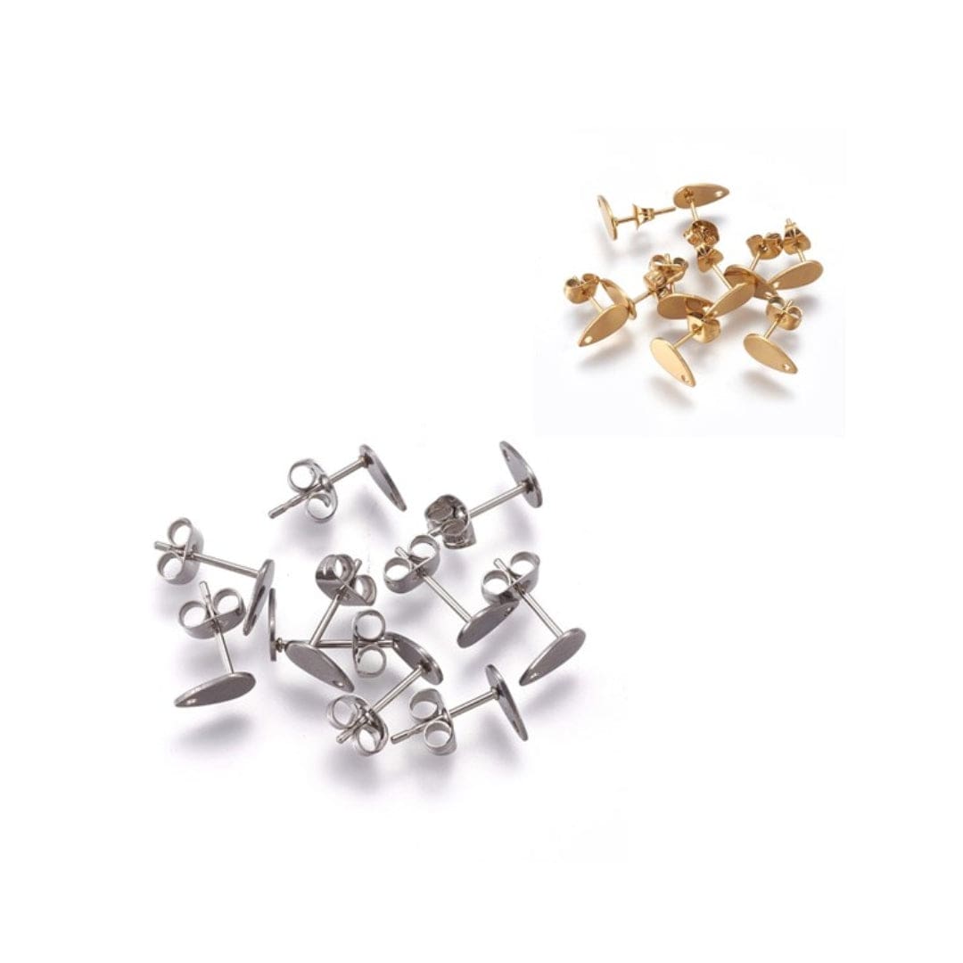 Apprêt Goutte Boucles d'Oreilles Acier Inoxydable