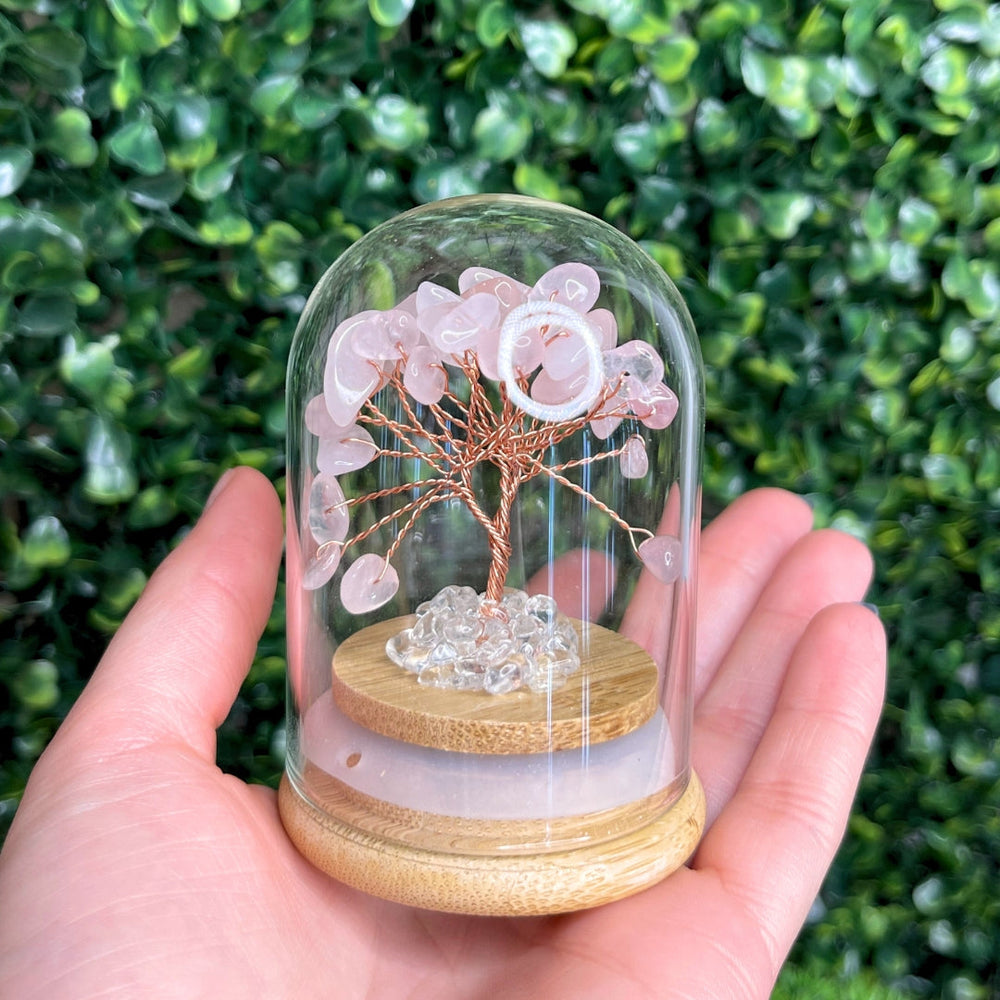 Quartz rose en méditation