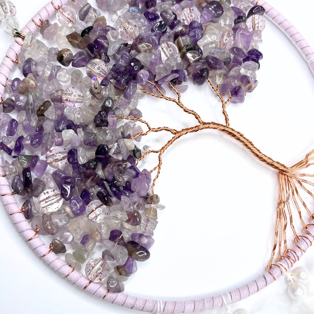 Attrape Rêve Améthyste - Perles