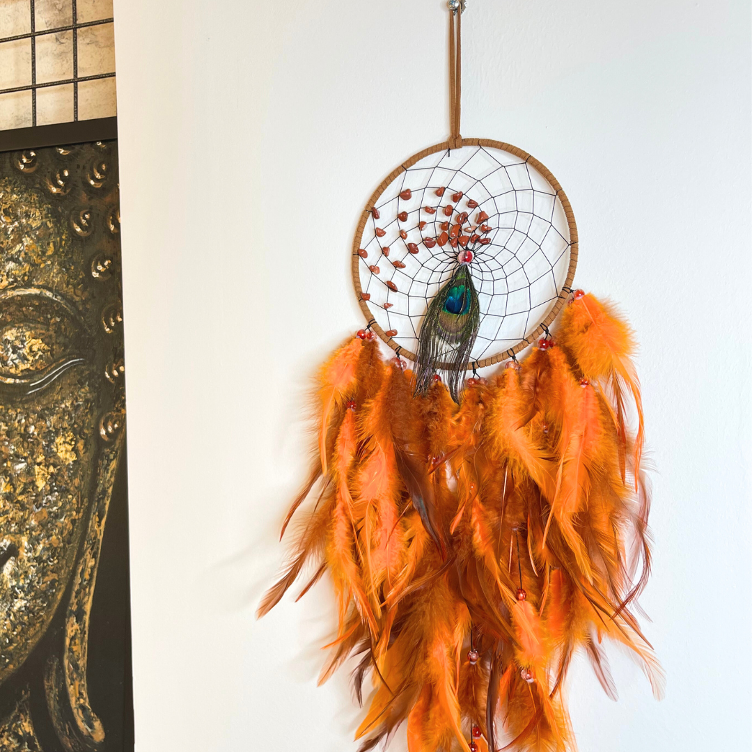 Attrape Rêve Jaspe Rouge - Perles