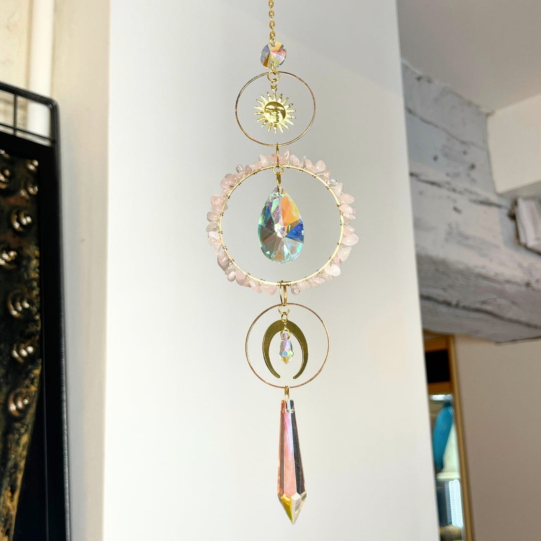 Attrape soleil Astral Quartz Rose