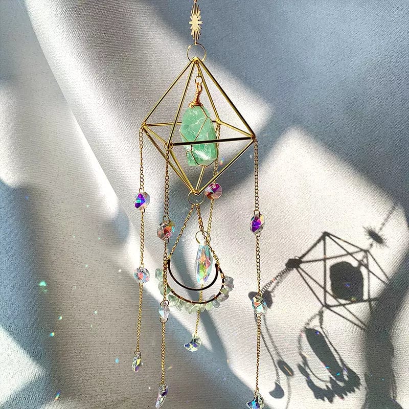 Attrape soleil Fluorite verte - decoration