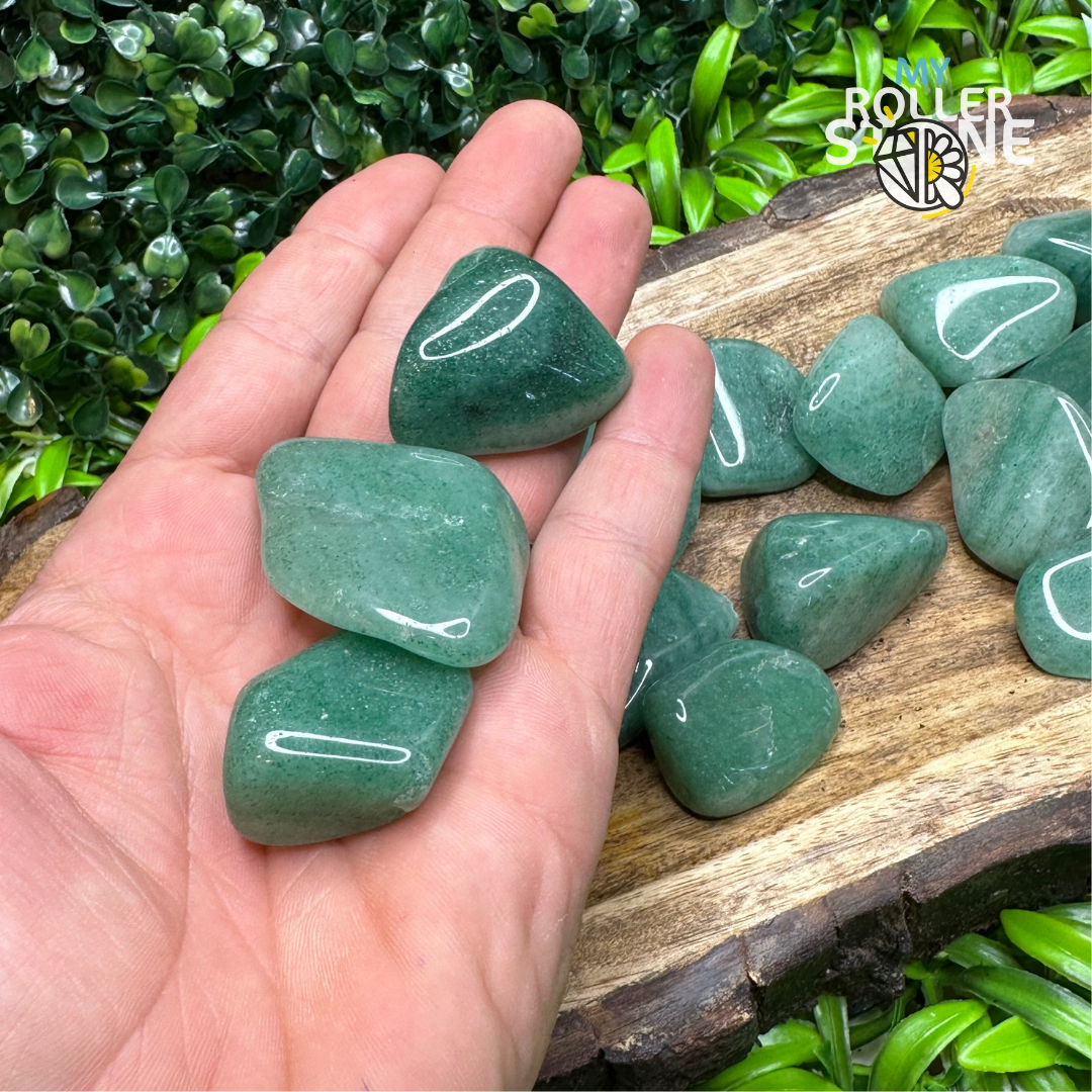 Aventurine verte pierre roulée - Pierres et fossiles