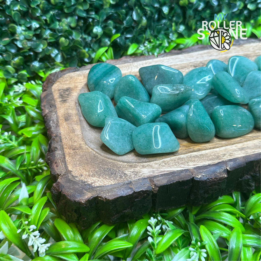 Aventurine verte pierre roulée - Pierres et fossiles