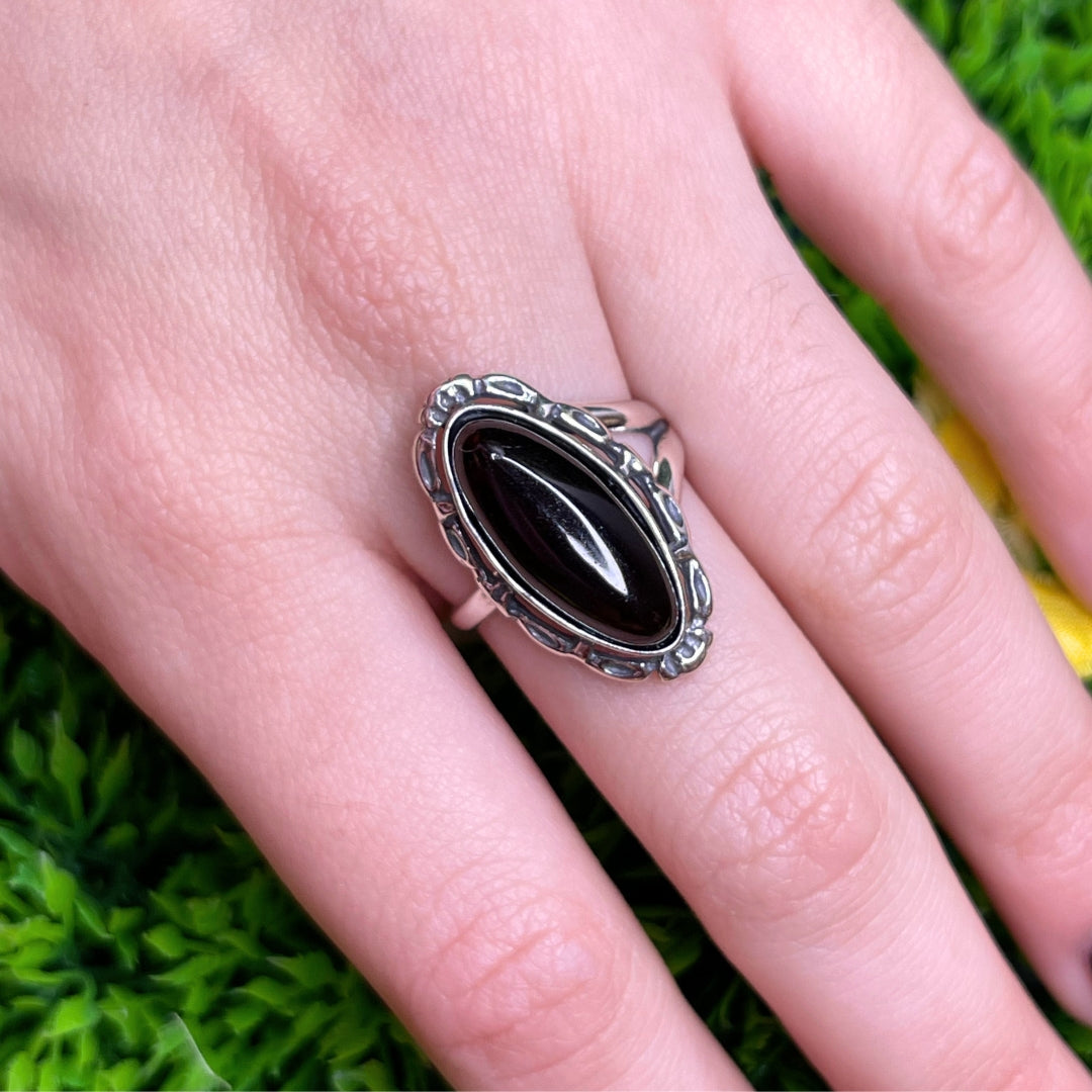 Bague Ambre Cherry Ajustable