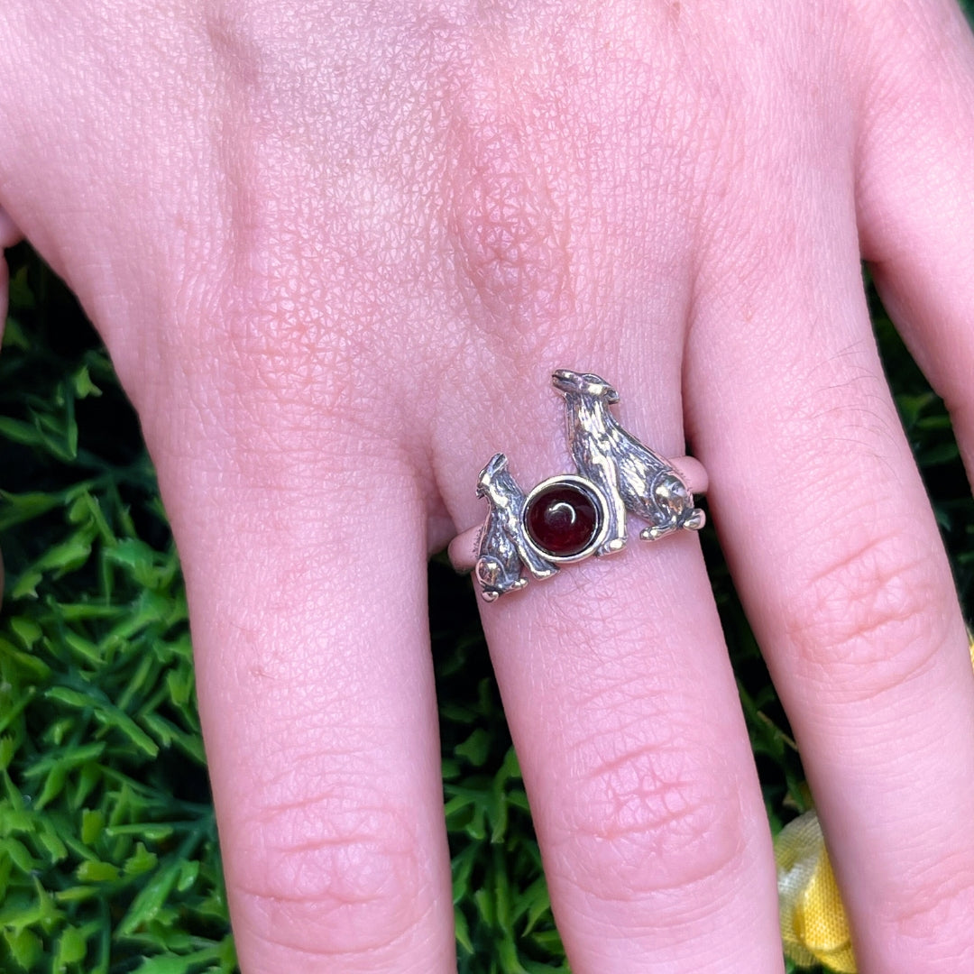 Bague Ambre Loup