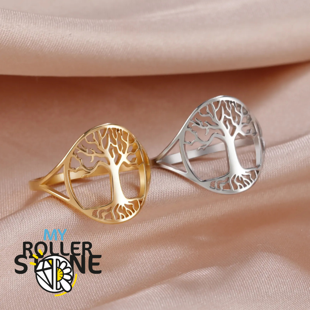 Bague Arbre de Vie Acier Inoxydable