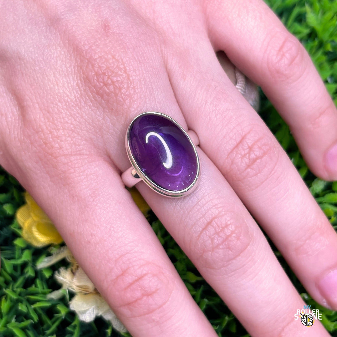 Bague Argent 925 Améthyste #123