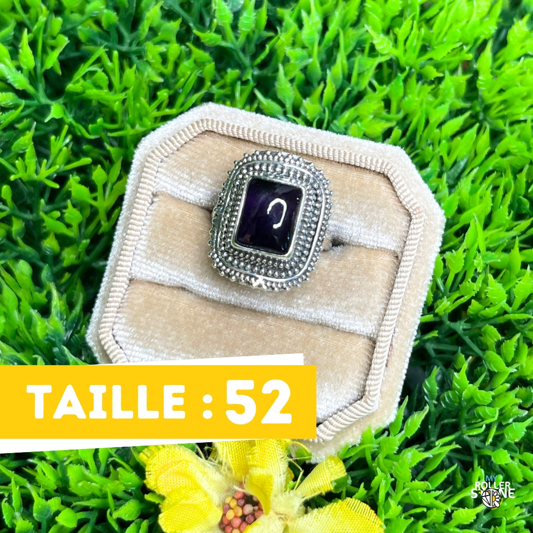 Bague Argent 925 Améthyste #199 - Bagues