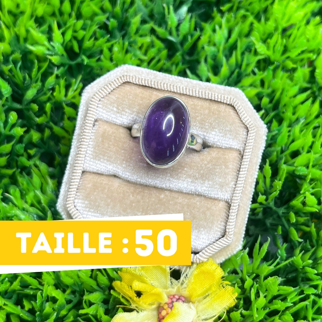 Bague Argent 925 Améthyste #79 - Bagues