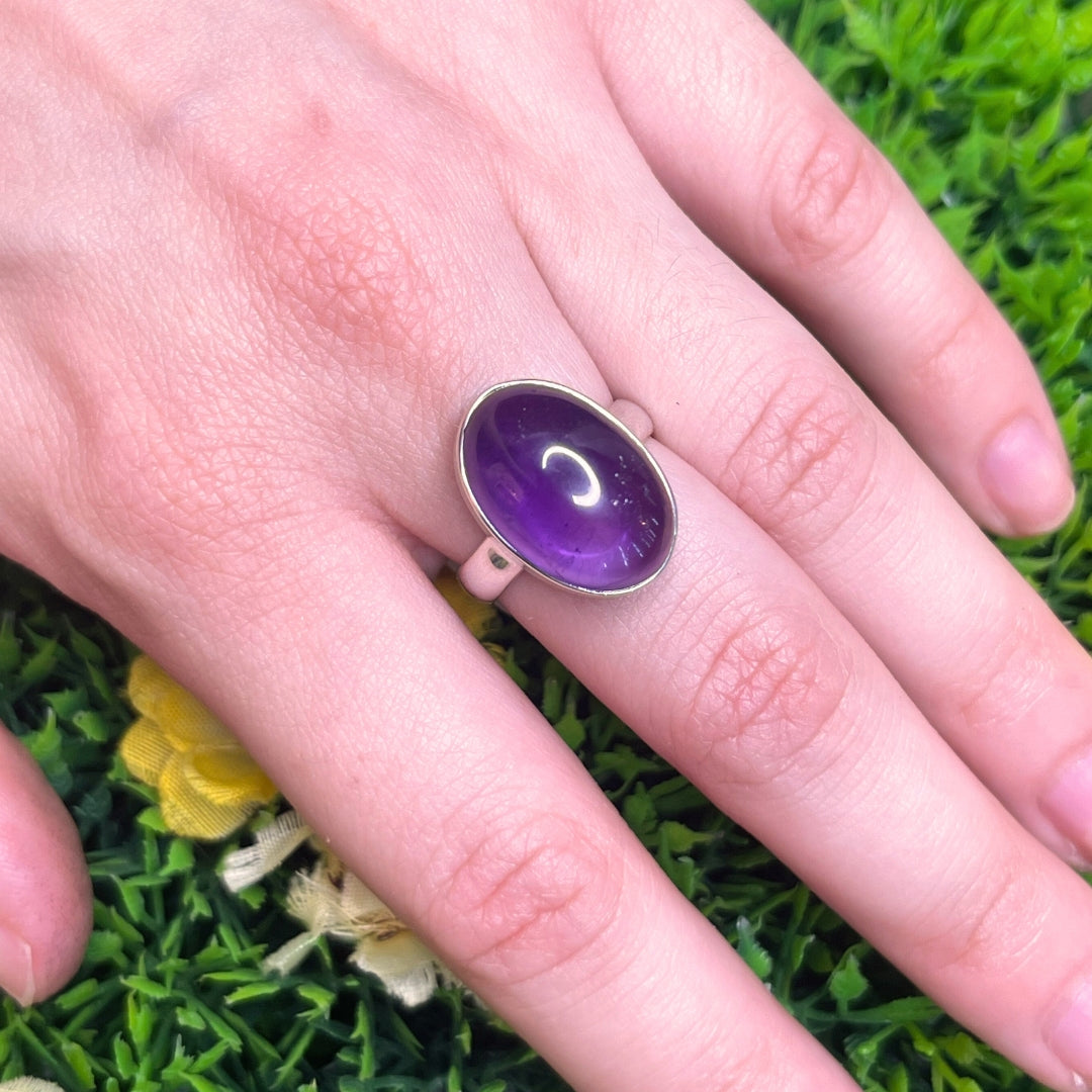Bague Argent 925 Améthyste #79 - Bagues