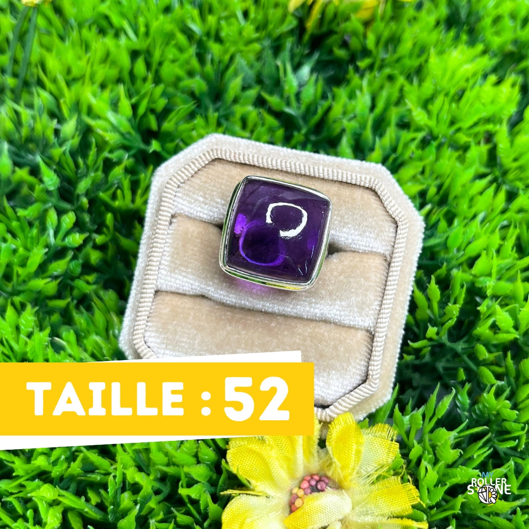 Bague Argent 925 Améthyste #92