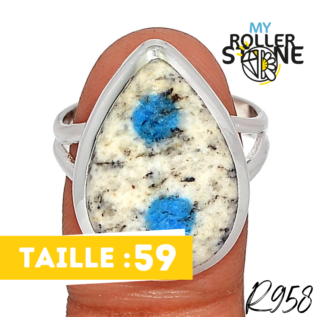 Bague Argent 925 Jaspe K2 R1158 - Bagues