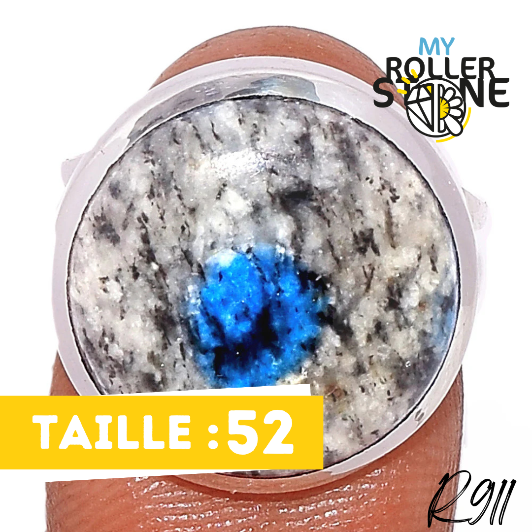 Bague Argent 925 Jaspe K2 R911 - Bagues