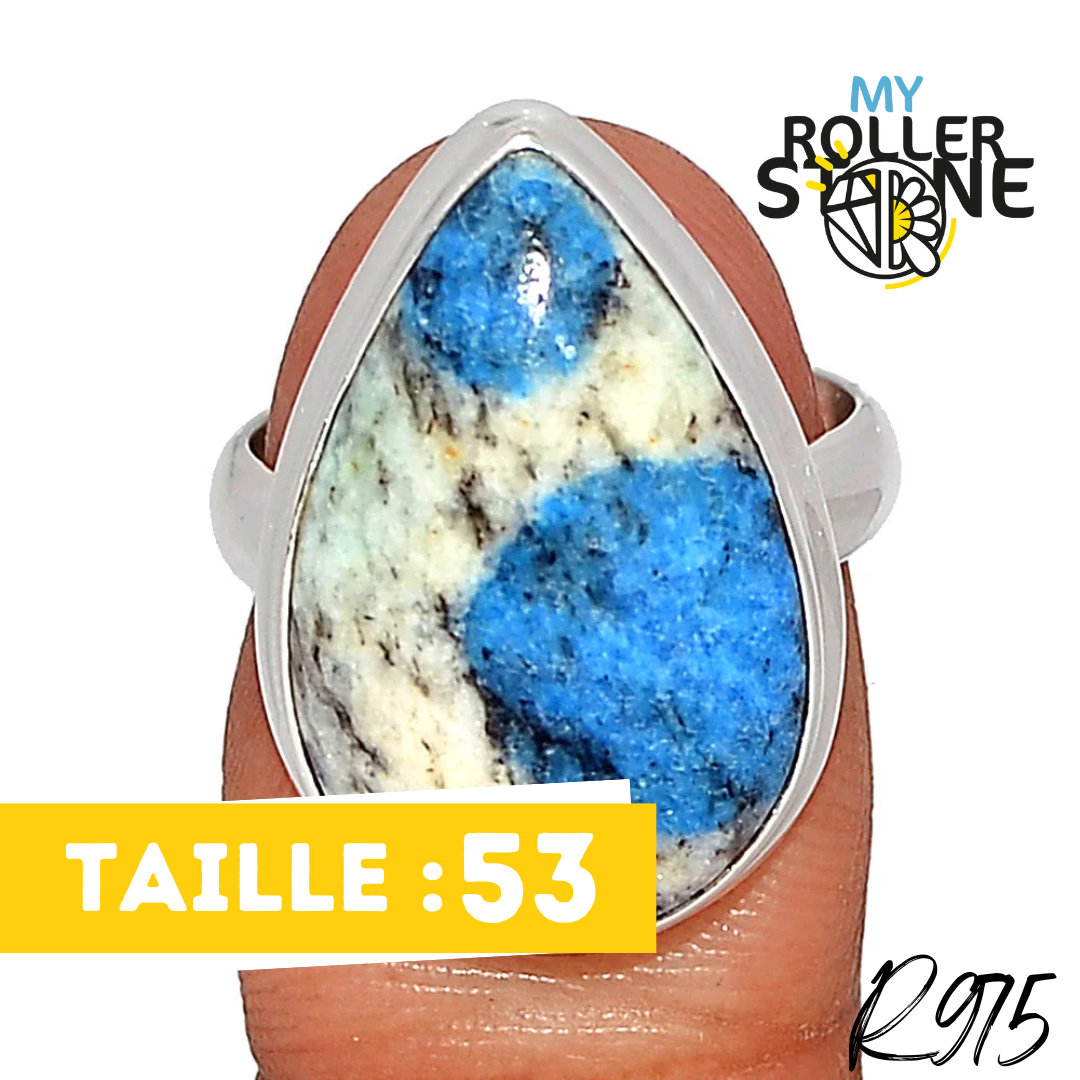 Bague Argent 925 Jaspe K2 R975 - Bagues