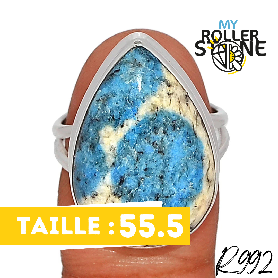 Bague Argent 925 Jaspe K2 R992 - Bagues