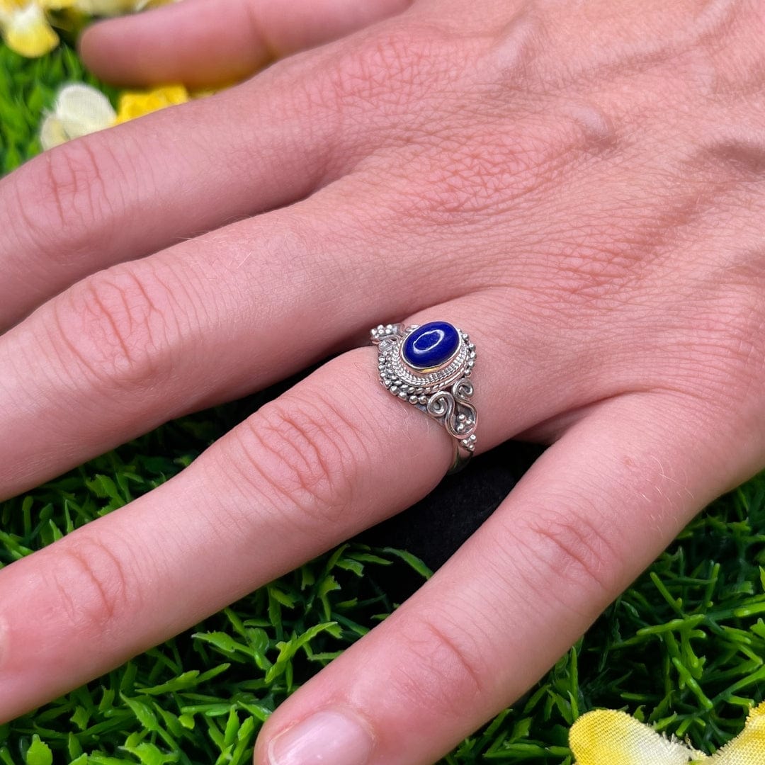Bague Argent 925 Lapis Lazuli 