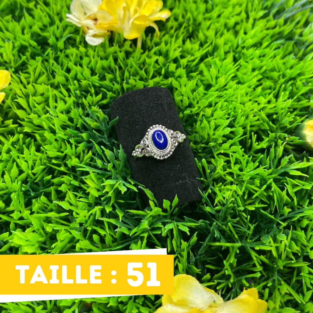 Bague Argent 925 Lapis Lazuli 