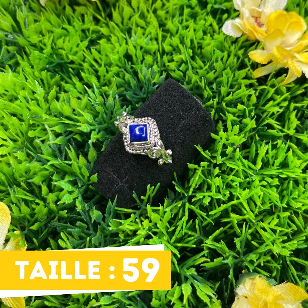 Bague Argent 925 Lapis Lazuli 