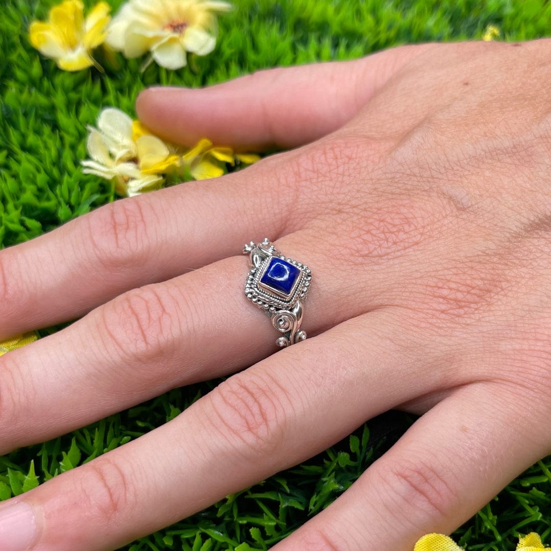 Bague Argent 925 Lapis Lazuli 