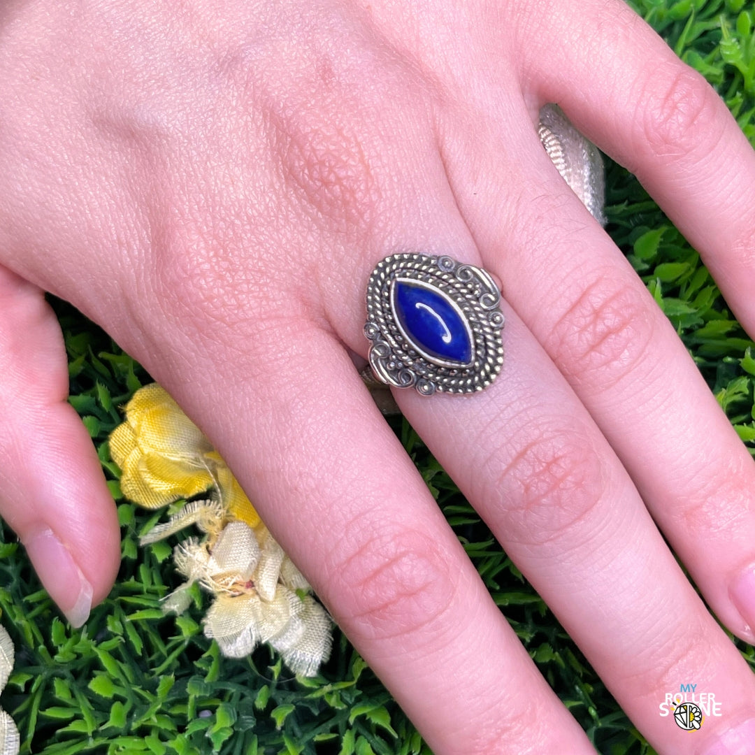 Bague Argent 925 Lapis Lazuli #150