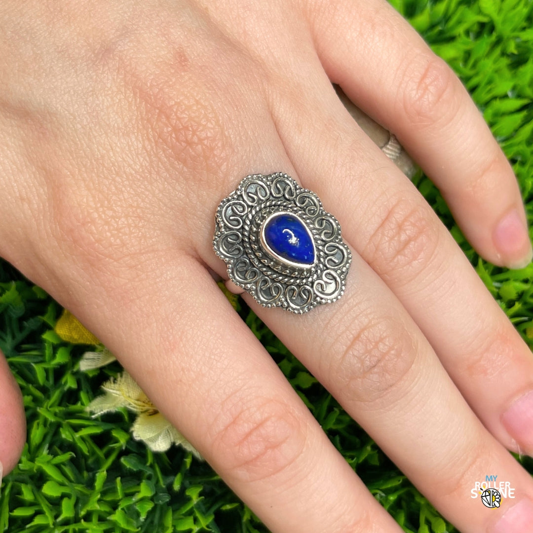 Bague Argent 925 Lapis Lazuli #189