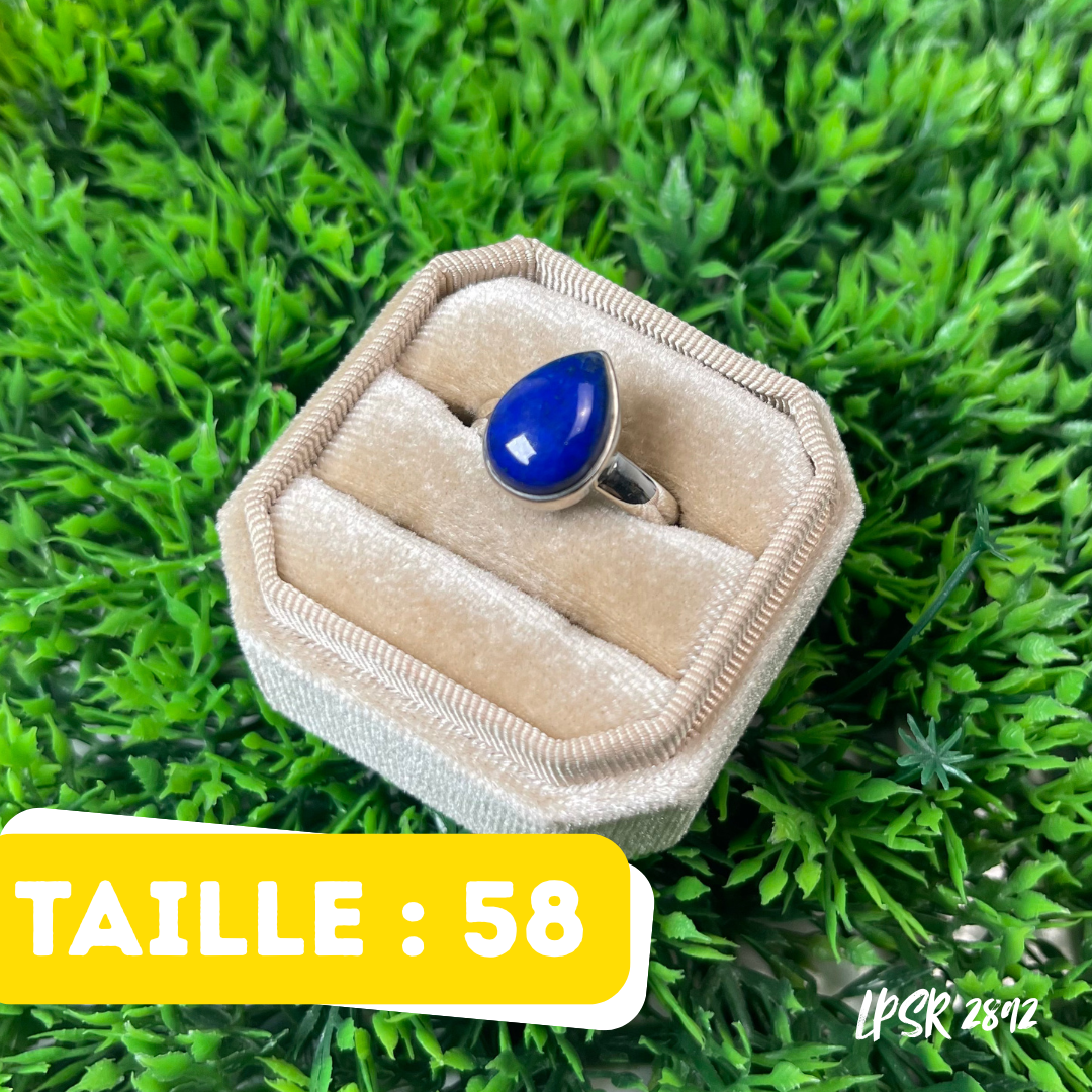 Bague Argent 925 Lapis Lazuli