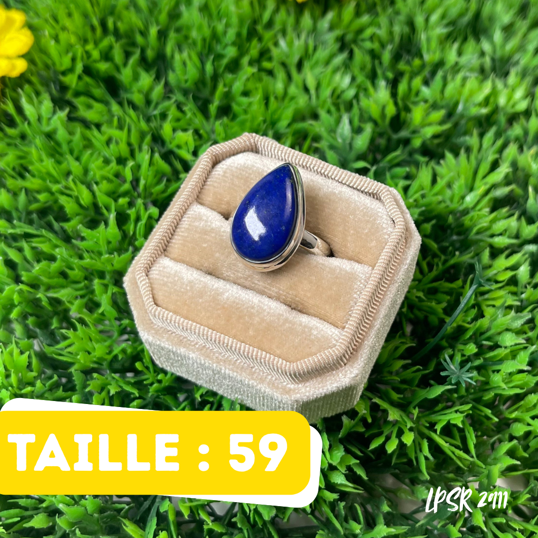 Bague Argent 925 Lapis Lazuli