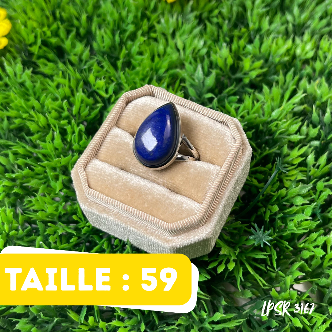 Bague Argent 925 Lapis Lazuli