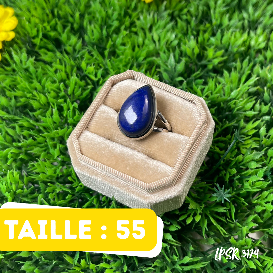 Bague Argent 925 Lapis Lazuli