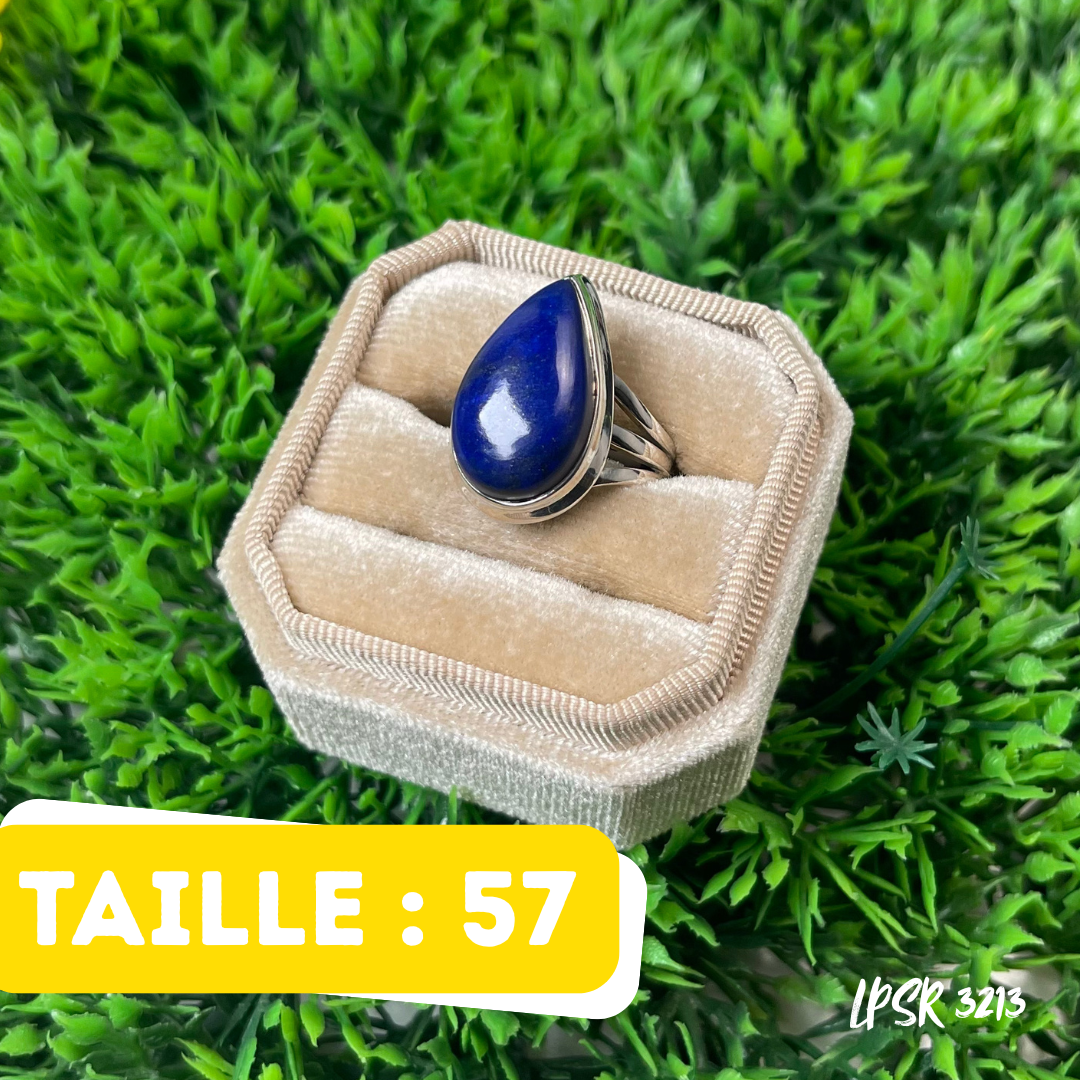 Bague Argent 925 Lapis Lazuli