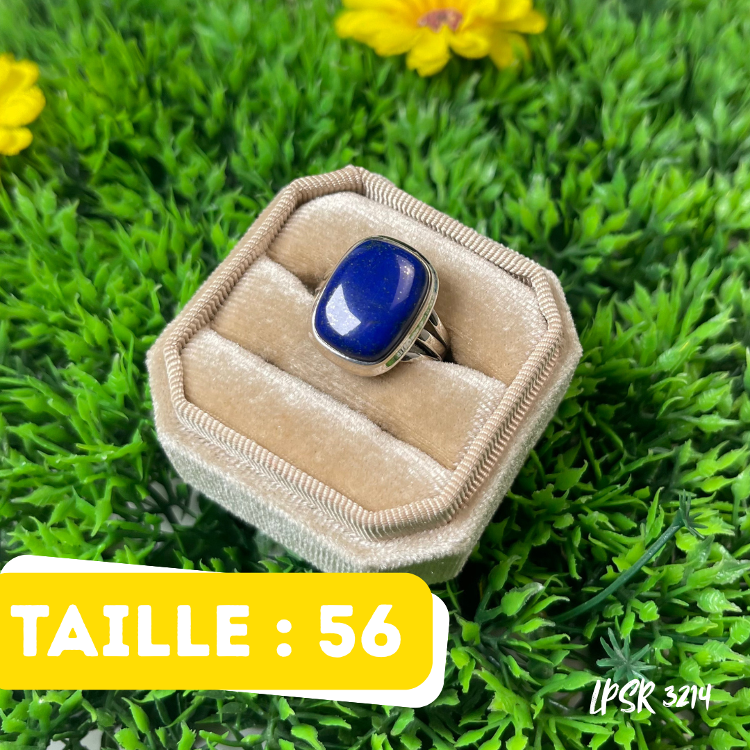 Bague Argent 925 Lapis Lazuli
