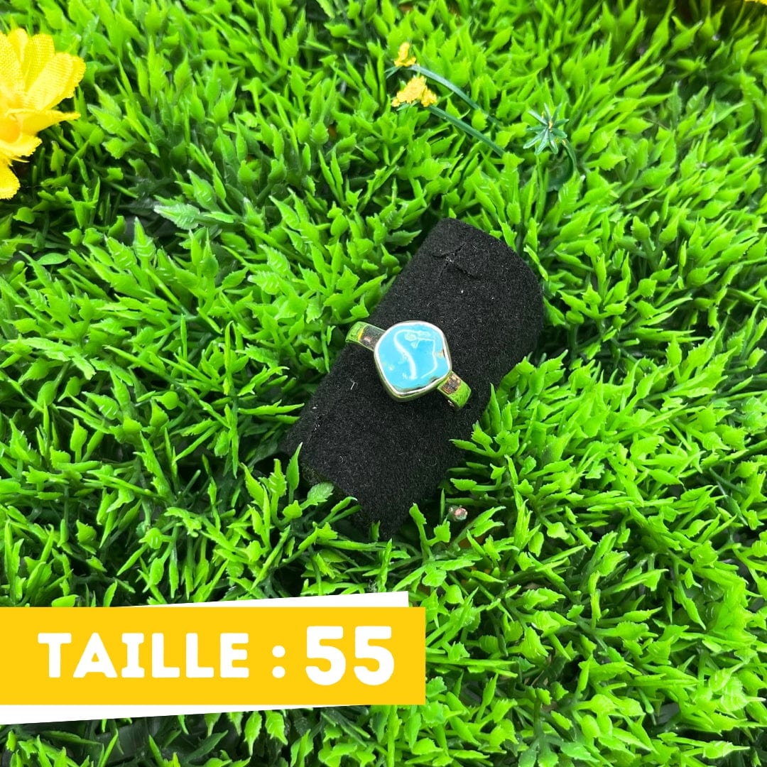 Bague Argent 925 Turquoise Kingman #3