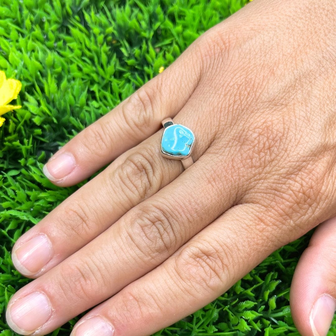Bague Argent 925 Turquoise Kingman #3