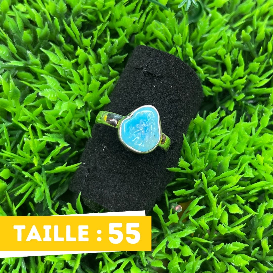 Bague Argent 925 Turquoise Kingman #4