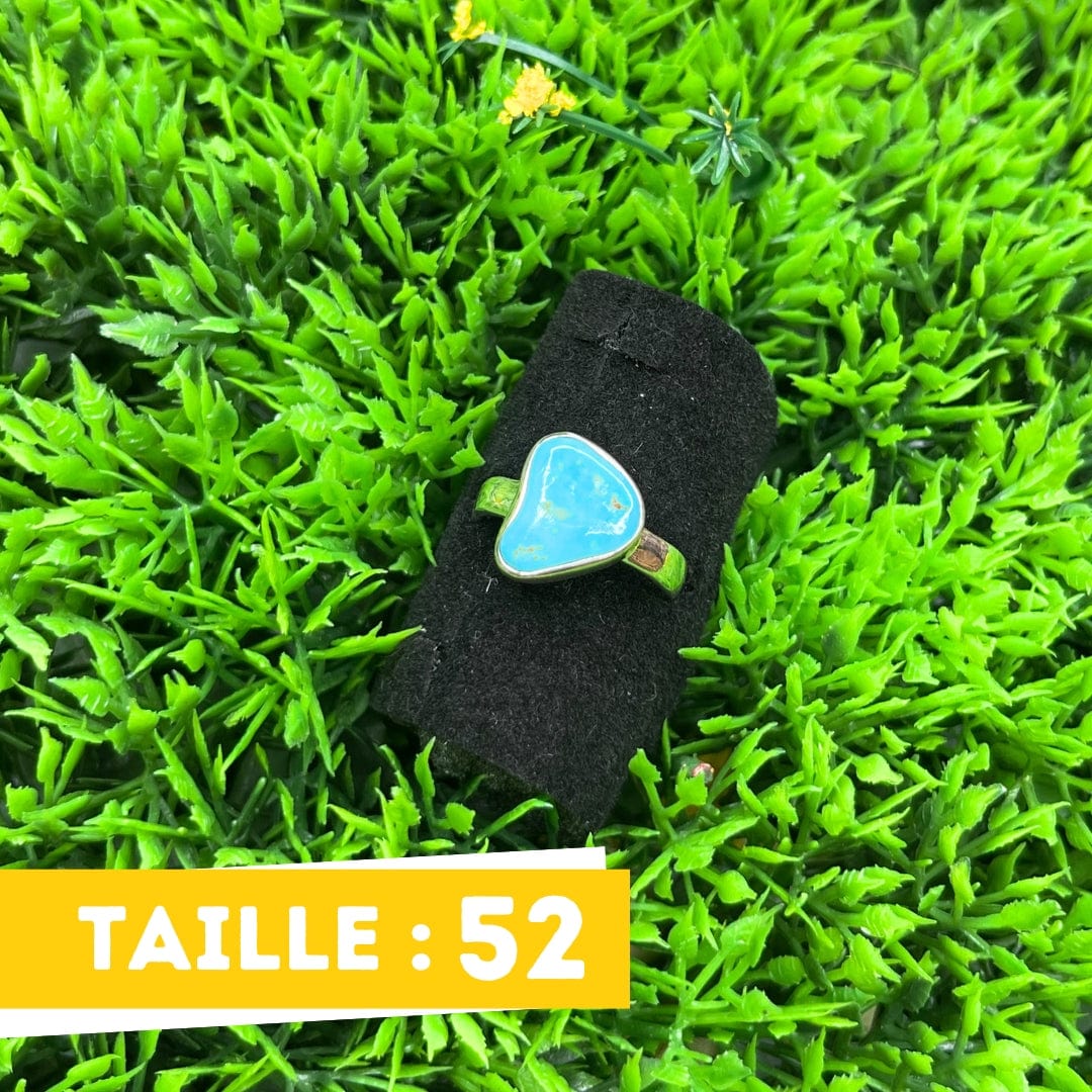 Bague Argent 925 Turquoise Kingman #6