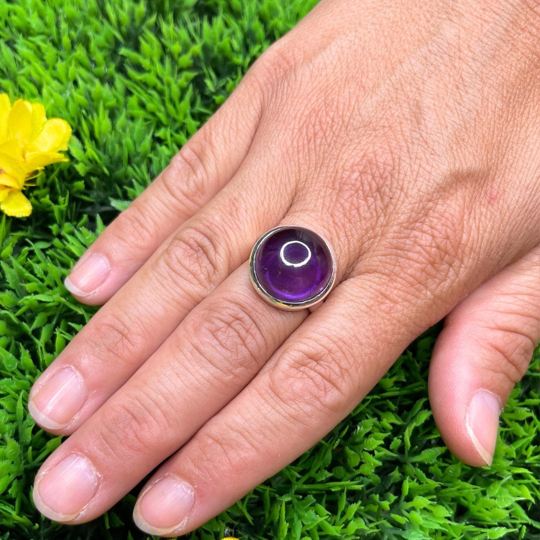 Bague Argent Améthyste #1