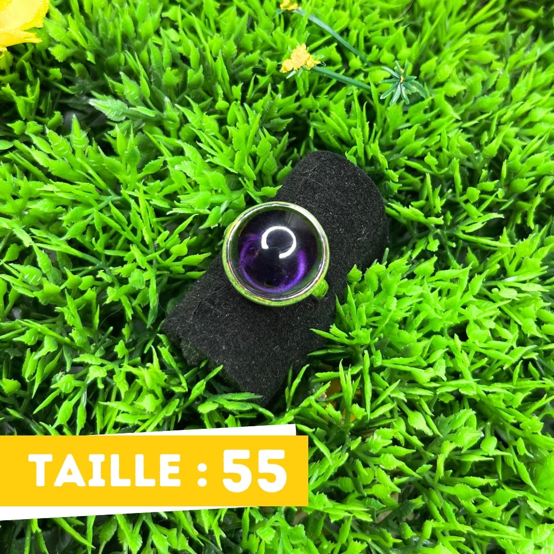 Bague Argent Améthyste #1
