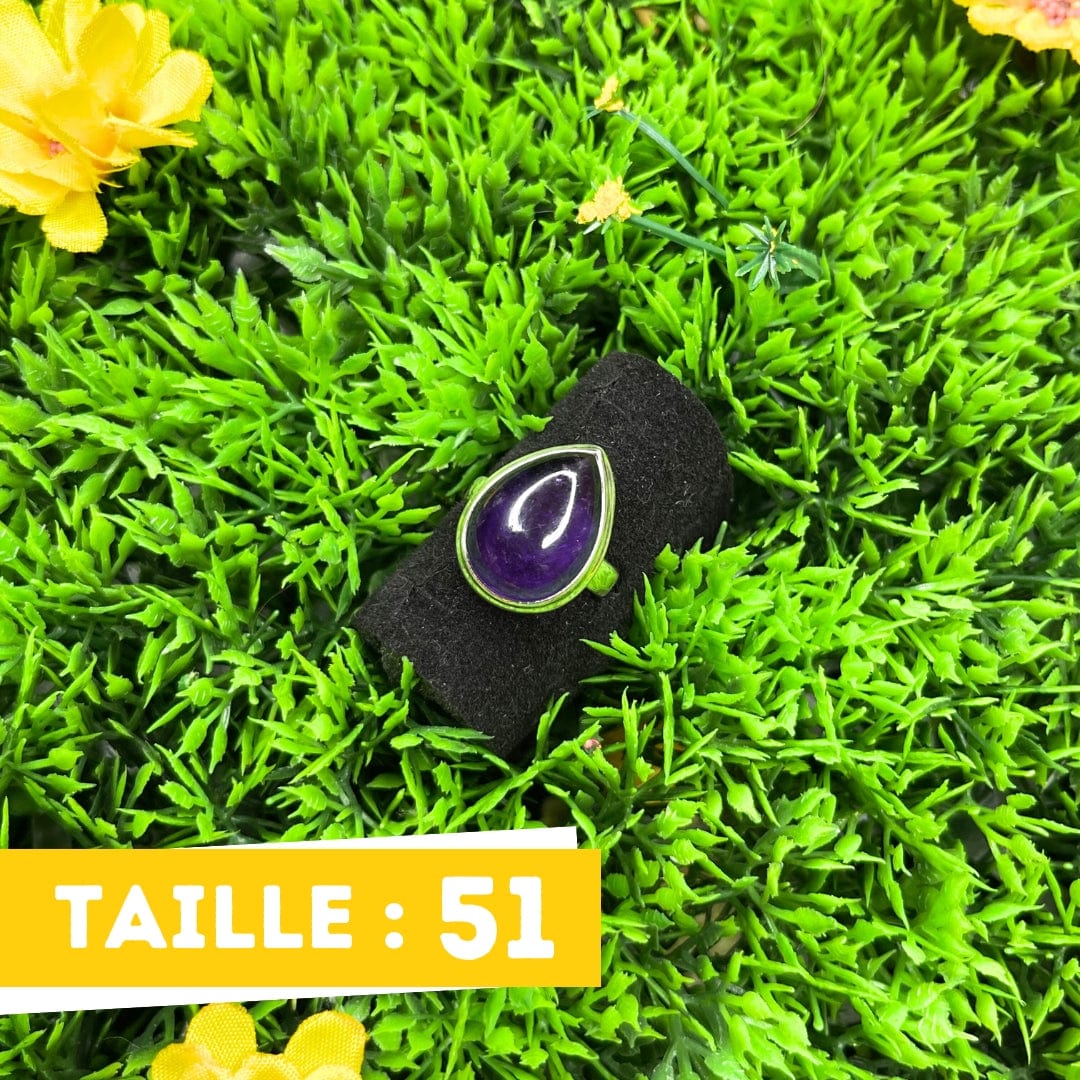 Bague Argent Améthyste #2