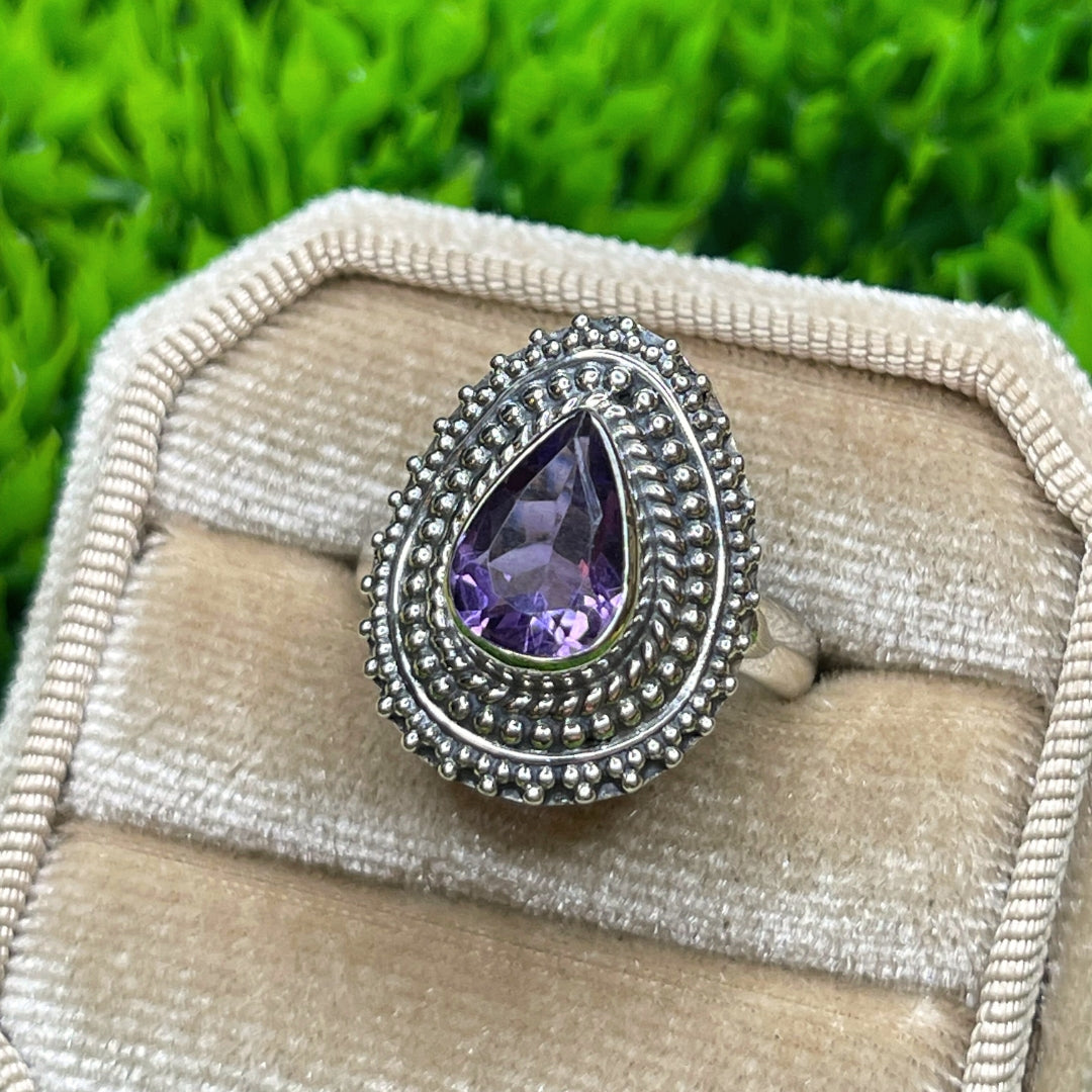 Bague Argent 925 Améthyste #38