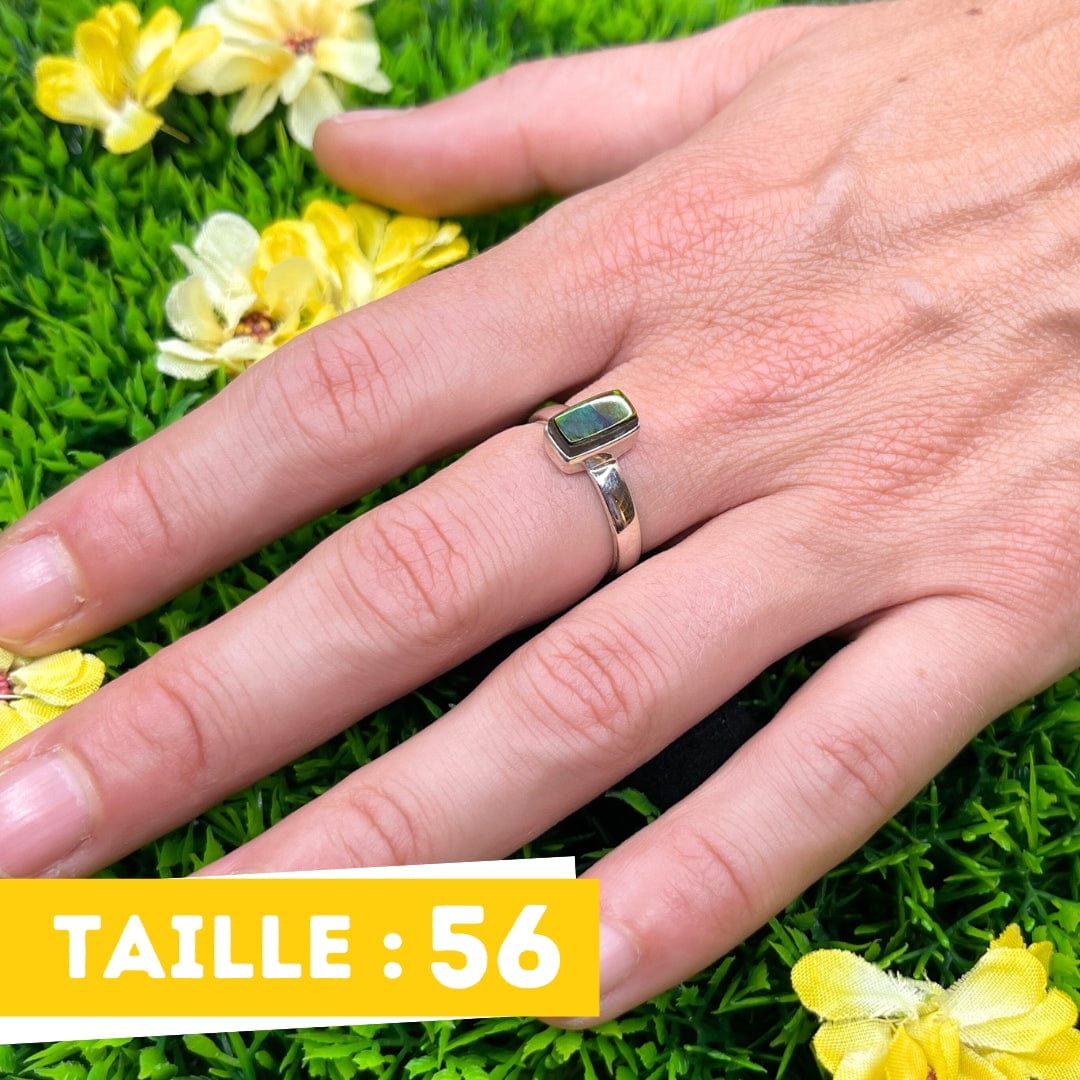 Bague Argent Sterling Ammolite