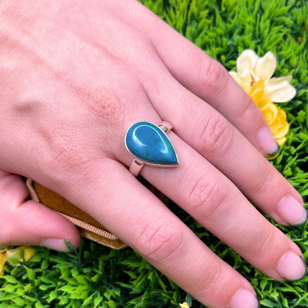 Bague Argent Chrysocolle #4