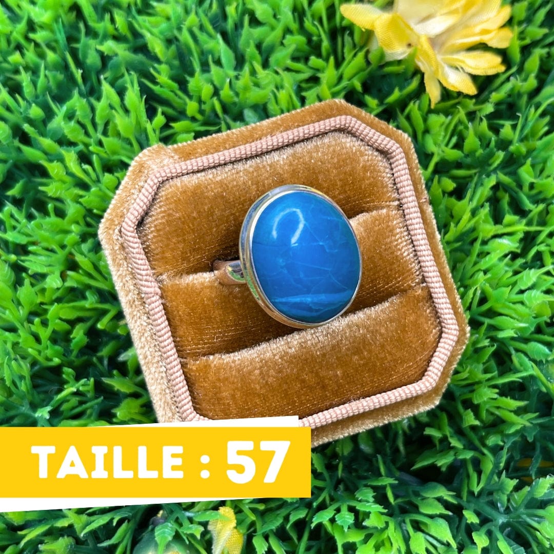 Bague Argent Chrysocolle #8