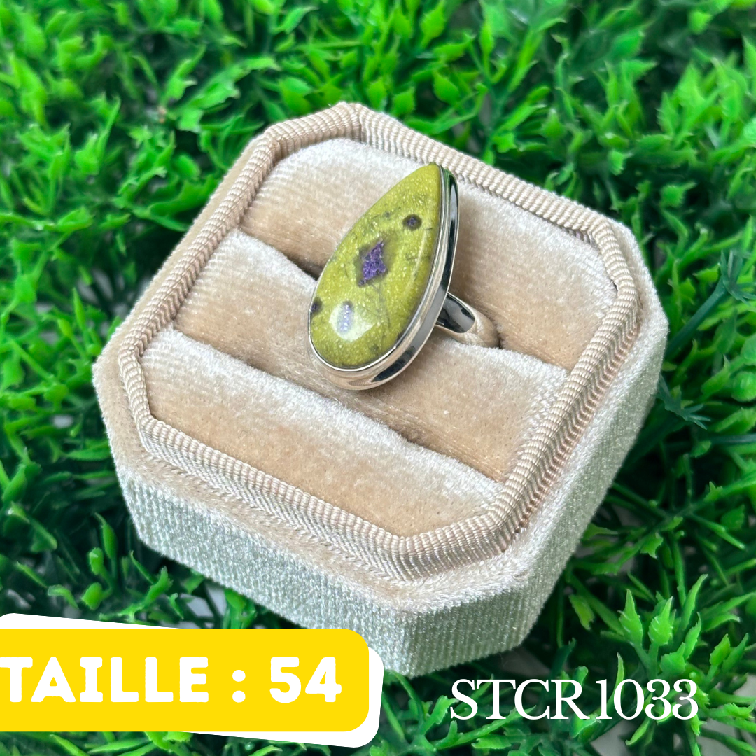 Bague Argent en Atlantisite