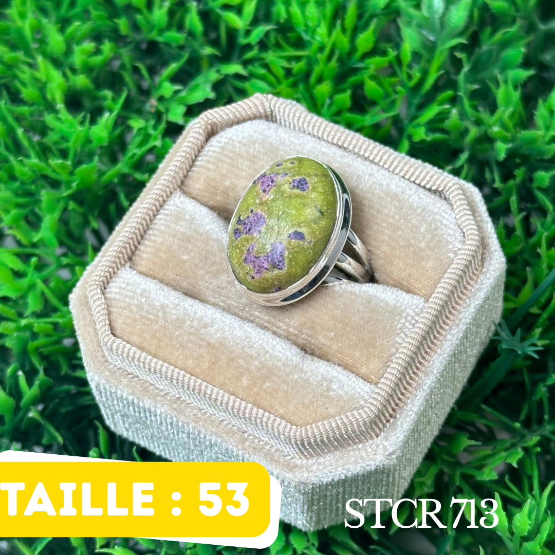 Bague Argent en Atlantisite